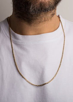 Akitsune-Magnas-Chain-Link-Gold-Model-Figaro