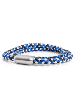 Akitsune-Mare-Nylon-Bracelet-Matte-Silver-Blue-White