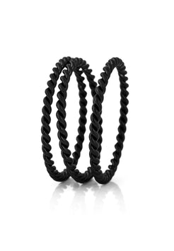 Akitsune-Mare-Ring-Matte-Black-Set-of-3-1