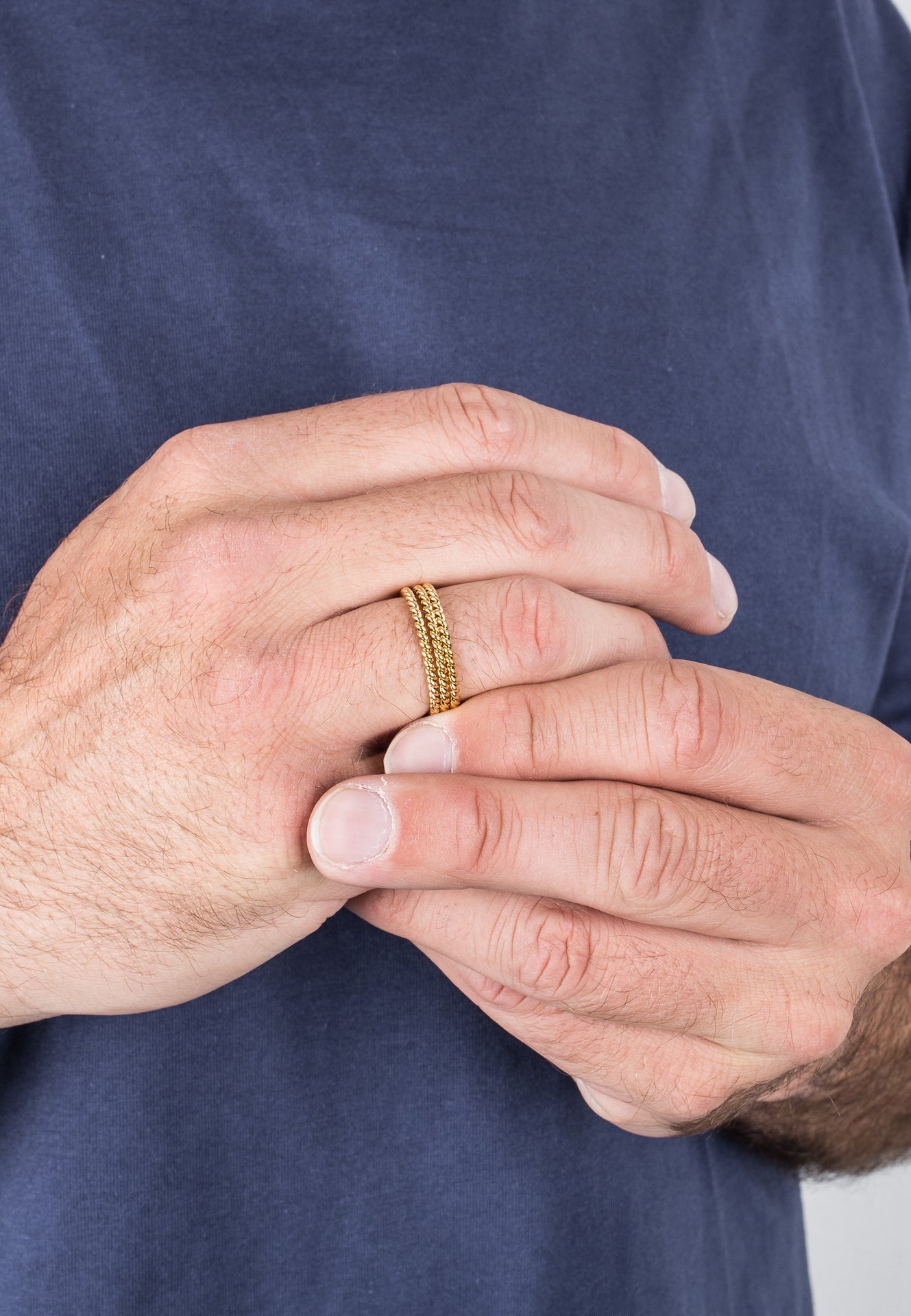 Akitsune-Mare-Wave-Ring-Gold-Model-4