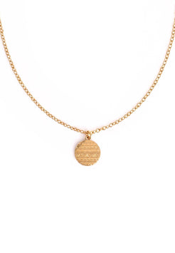Akitsune Miraya Necklace gold tone, detail view