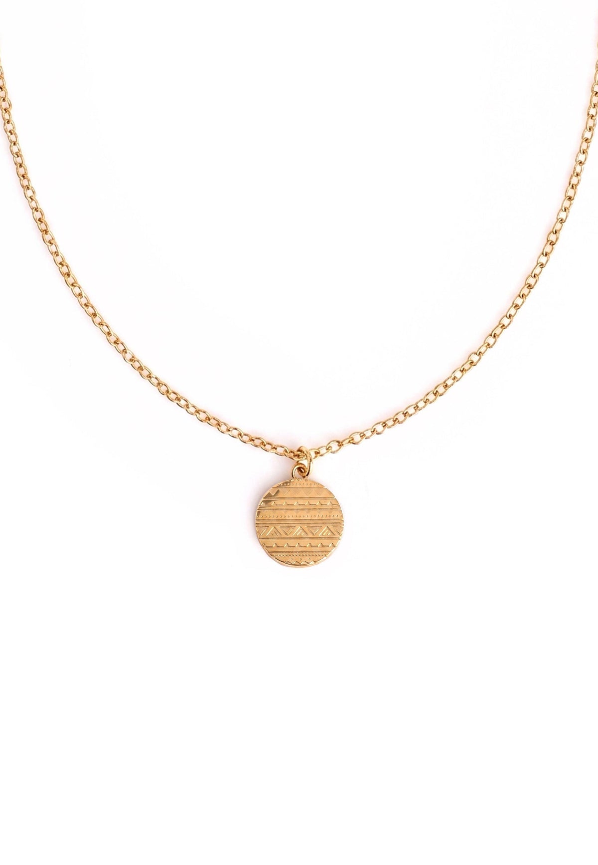 Akitsune Miraya Necklace gold tone, detail view