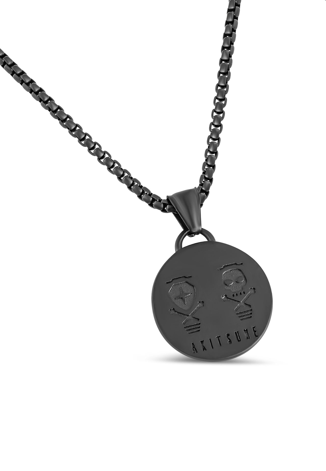Akitsune-Mortis-Pendant-Matte-Black-Medival-Back