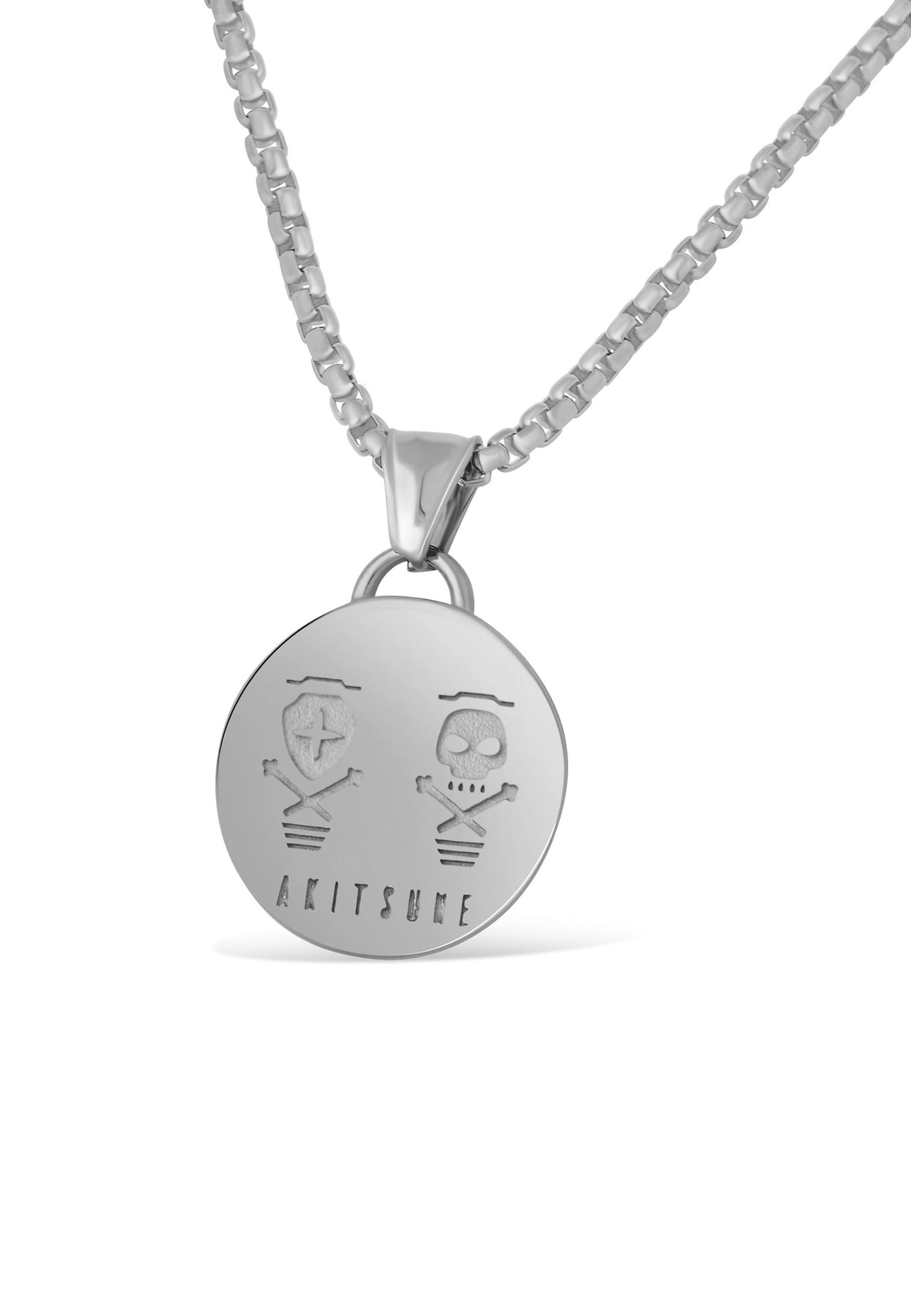 Akitsune-Mortis-Pendant-Silver-Medival-Back