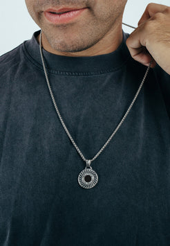 Akitsune-Mortis-Pendant-Silver-Medival-Model-2