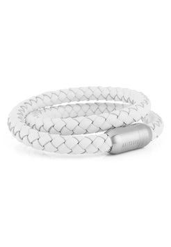 Akitsune-Navis-Leather-Bracelet-Silver-White-2