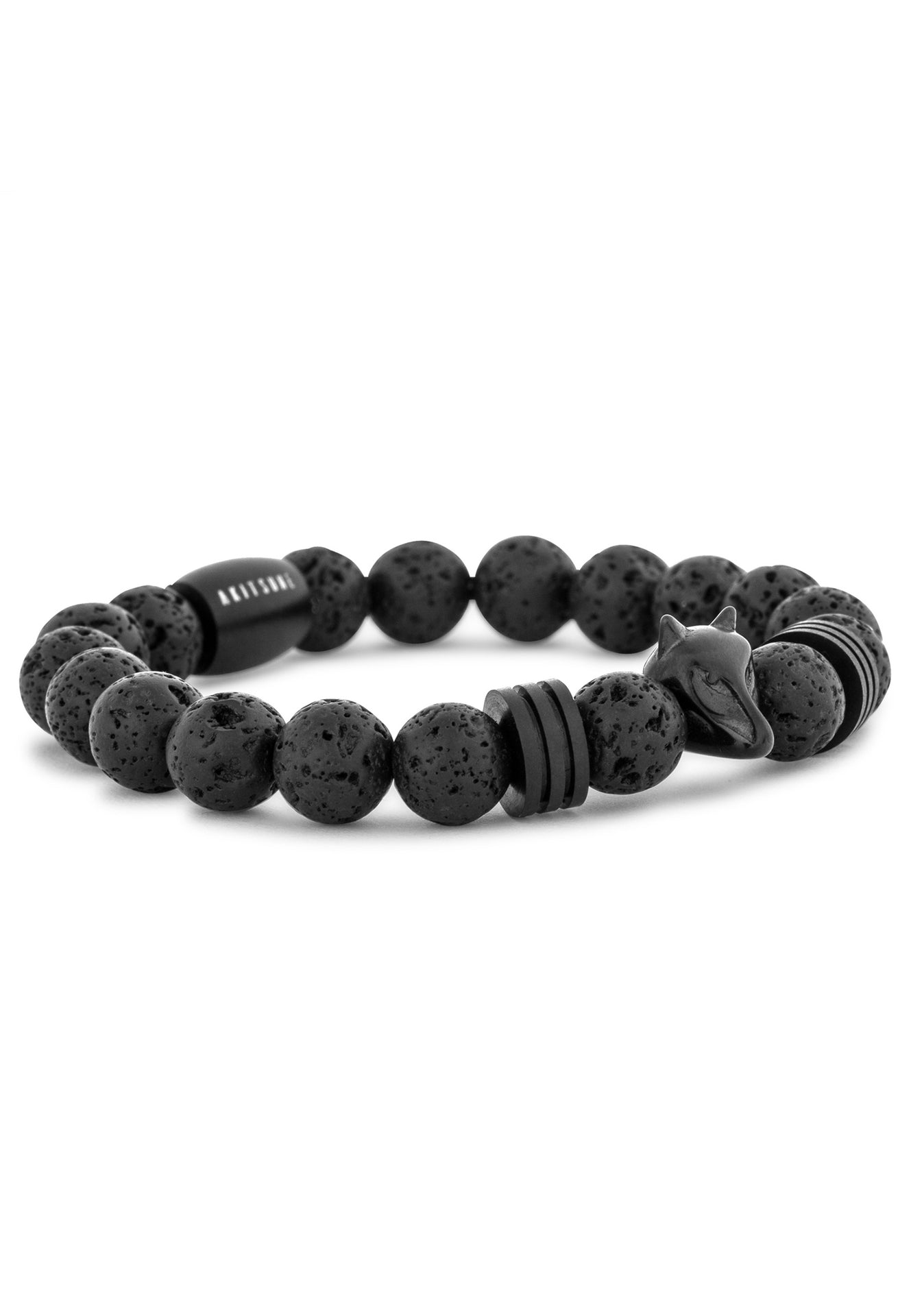 Akitsune-Obsidian-Bracelet-Matte-Black-Black-Side