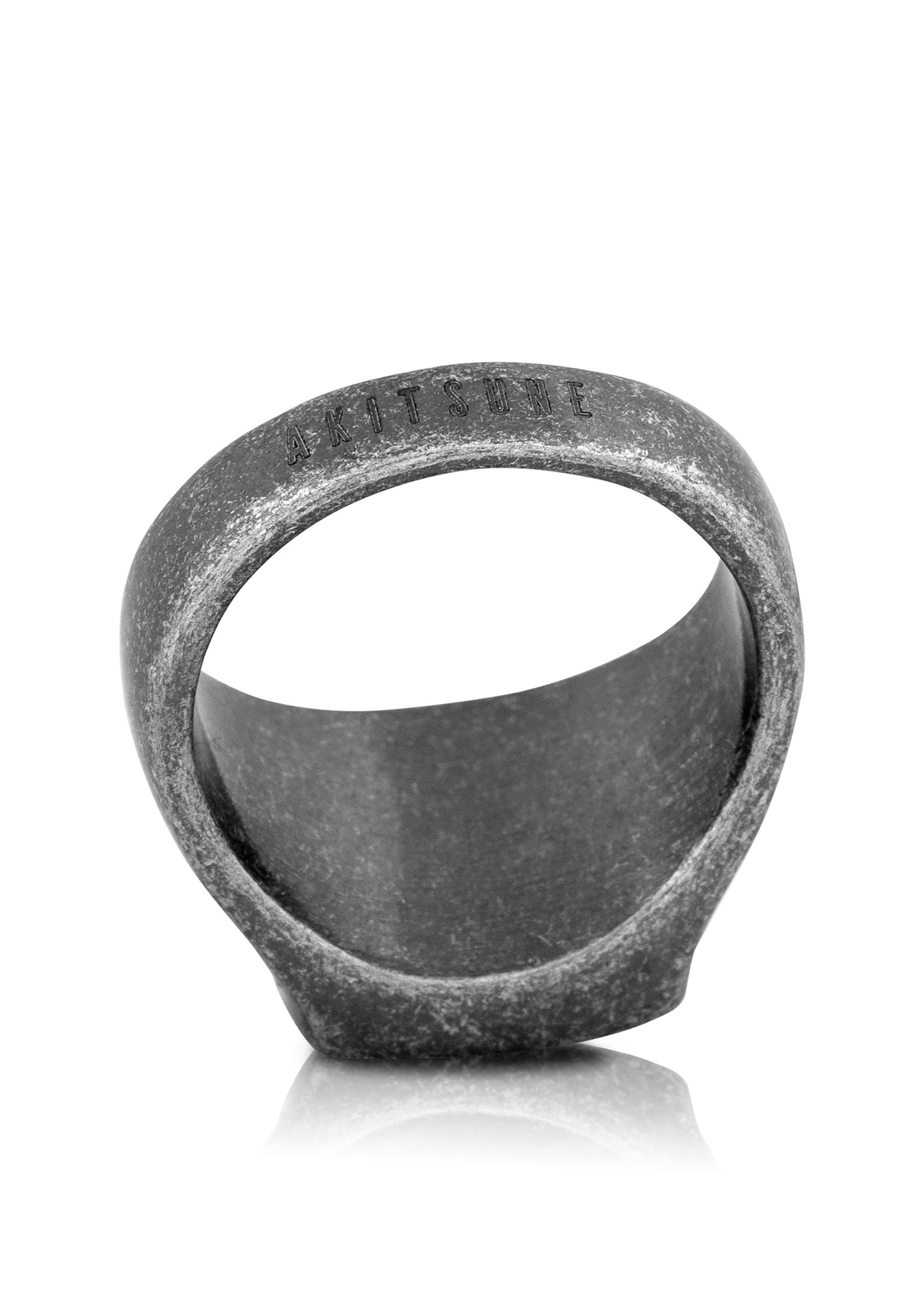 Akitsune-Opus-Ring-Antique-Silver-Up-Back-2