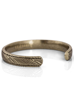 Akitsune-Orbis-Bangle-Damascus-Style-Bracelet-Brass-Back