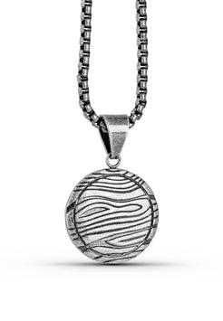 Akitsune-Orbis-Pendant-Necklace-Antique-Silver-Damscus-Earth