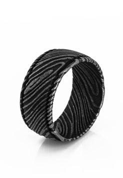 Akitsune-Orbis-Ring-Antique-Silver-Damaask-Steel-Side