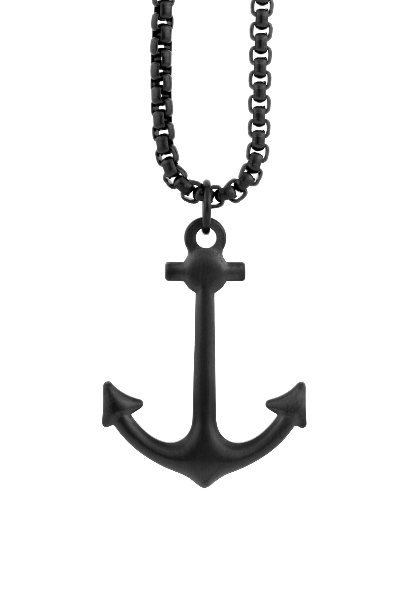 Akitsune-Portus-Anchor-Pendant-Matte-Black
