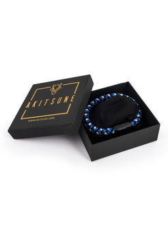 Akitsune-Portus-Bracelet-Matte-Black-Blue-White-1