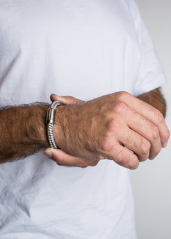 Akitsune-Portus-Bracelet-Nautical-Silver-Grey