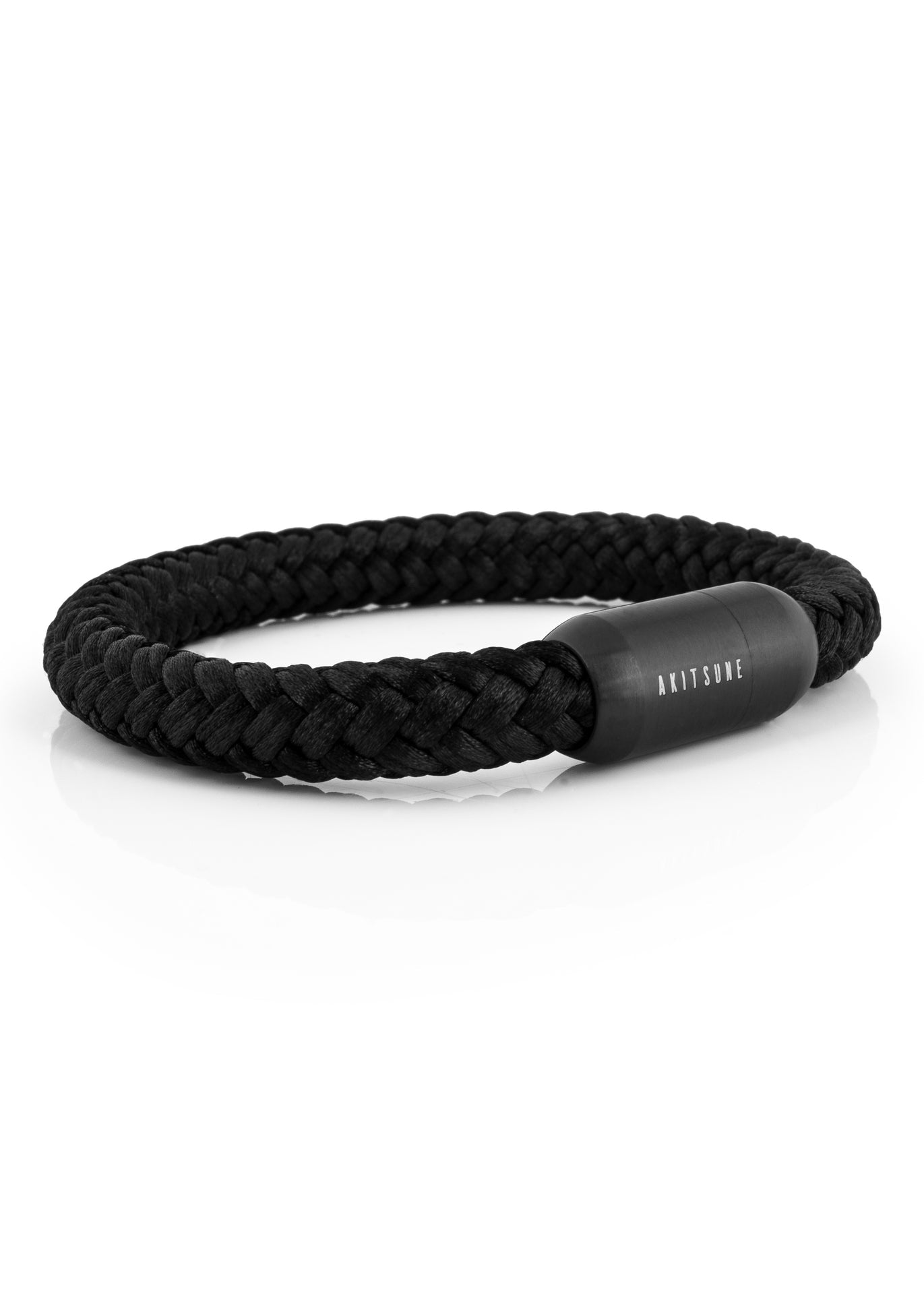 Akitsune-Portus-Nautical-Bracelet-Matte-Black-Black-Side