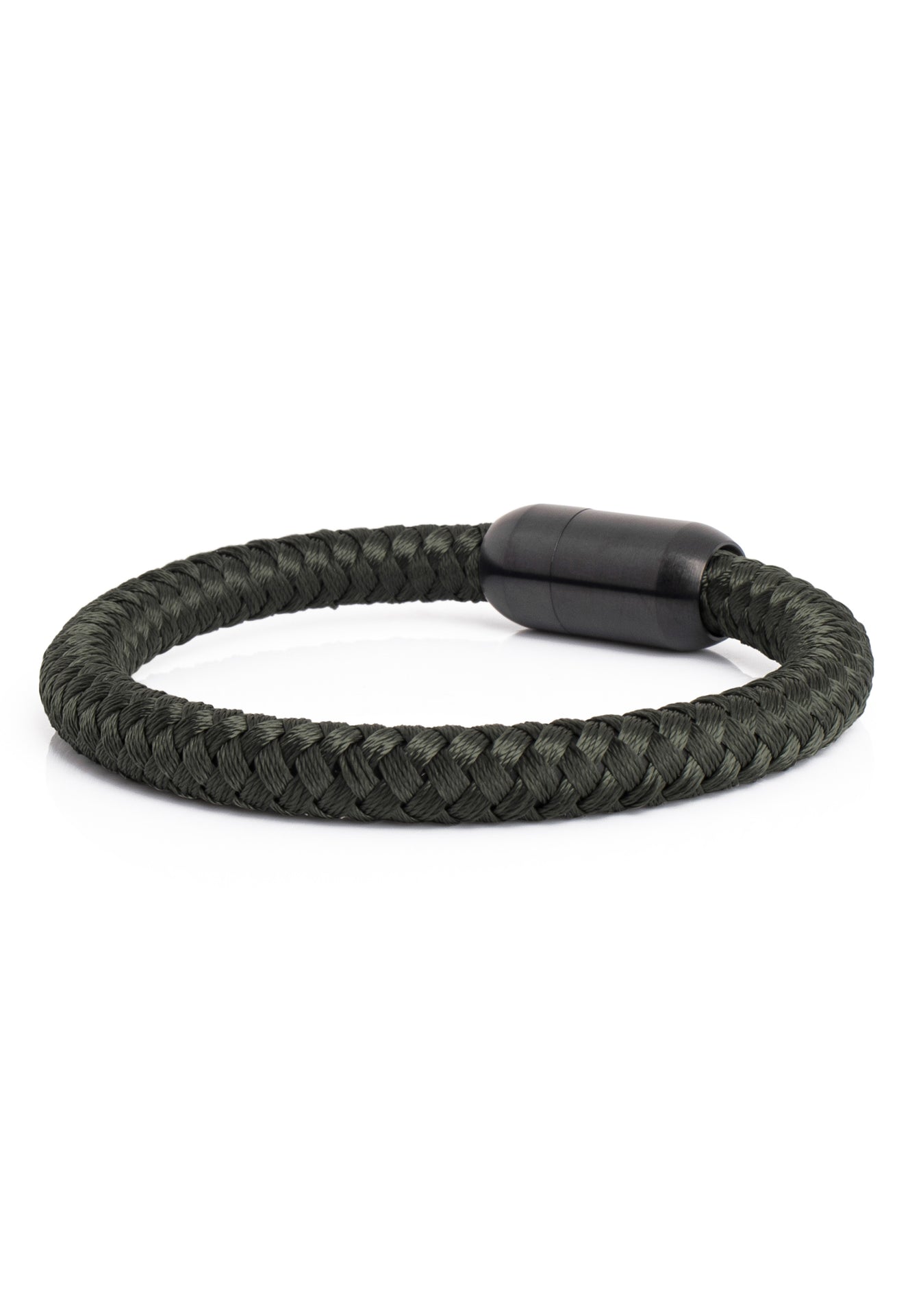 Akitsune-Portus-Nautical-Rope-Bracelet-Matte-Black-Olive-4