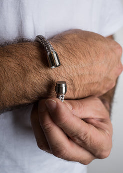 Akitsune-Portus-Nautical-Rope-Bracelet-Matte-Silver-Grey-7