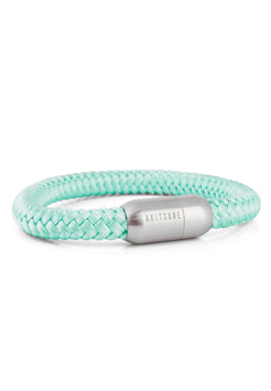 Akitsune-Portus-Nautical-Rope-Bracelet-Silver-Mintgreen-2