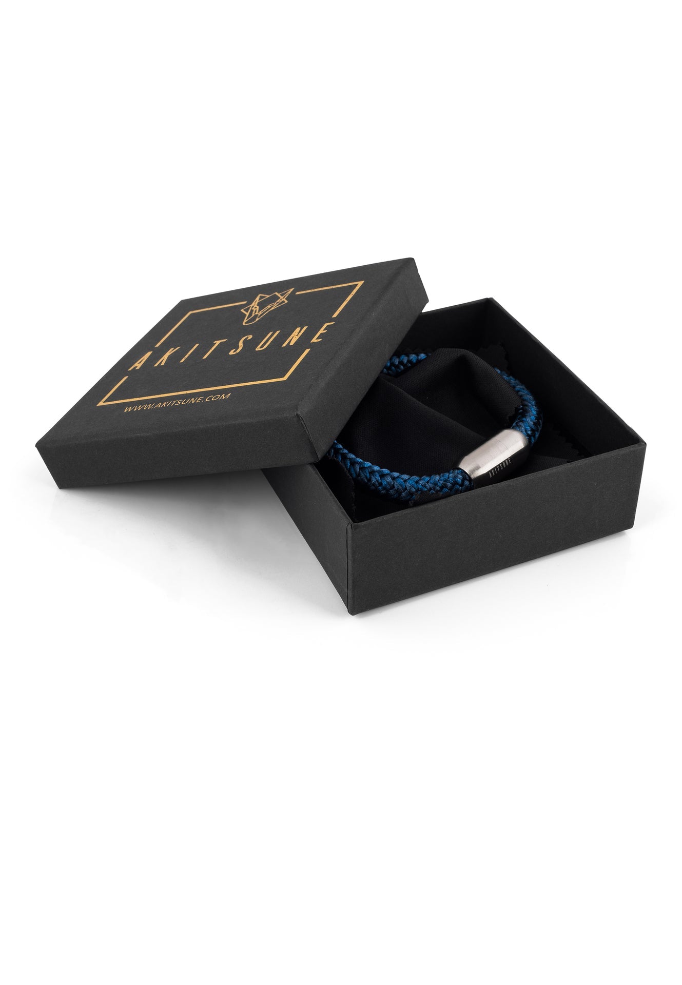 Akitsune-Portus-Nautical-Rope-Braclet-Matte-Silver-Navyblue-5