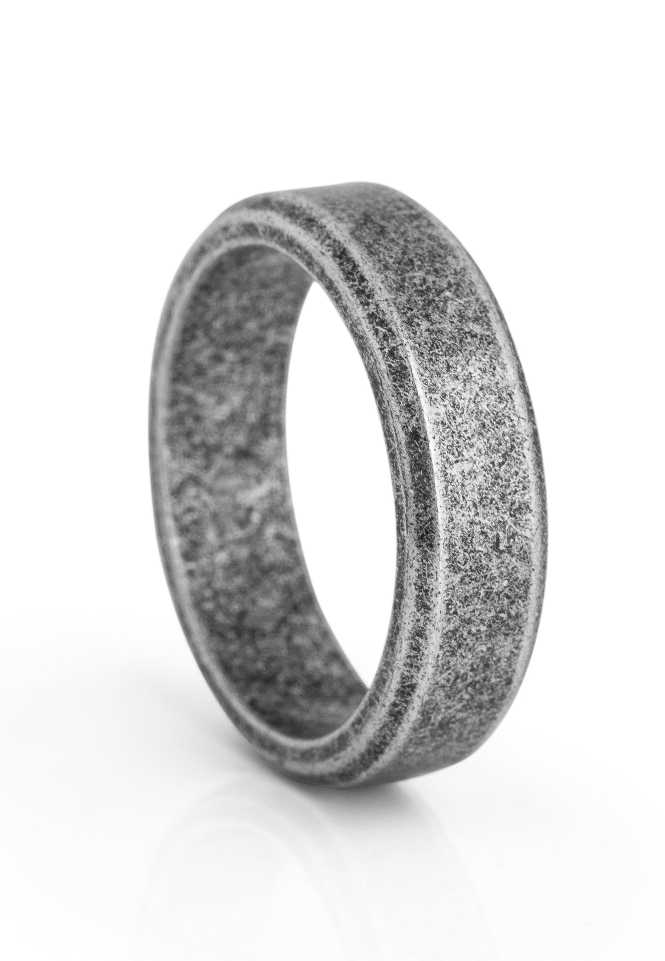 Bague Akitsune Mortis Ornement Sceau Croix - Acier Inoxydable Homme Femme