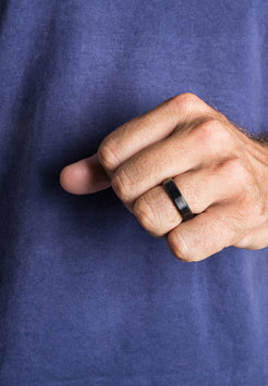 Akitsune-Purus-Minimalistic-Ring-Matte-Black-Model