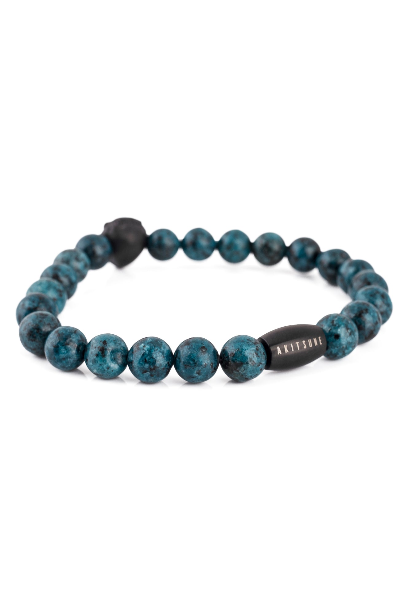 Akitsune-Regis-Beaded-Bracelet-Mens-Beads-Lion-Marble-Blue-Back-Detail