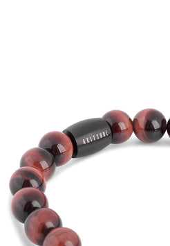 Akitsune-Regis-Beaded-Bracelet-Mens-Beads-Lion-Tiger-Eye-Red-Back-Detail