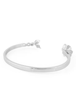 Akitsune-Rosa-Bangle-Bracelet-Silver-Floral-Slim-4