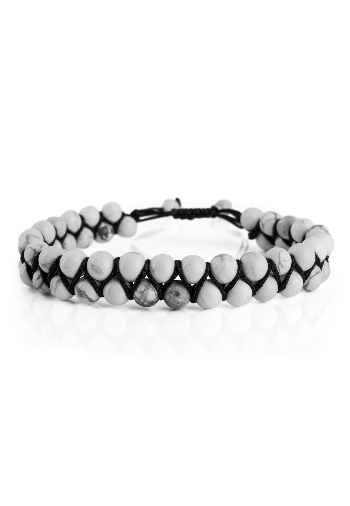 Akitsune-Sensei-Beaded-Bracelet-Marble-White-2