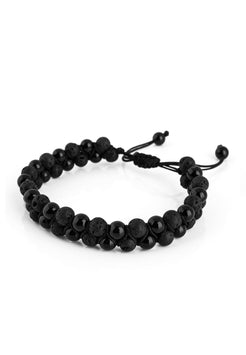 Akitsune-Sensei-Beaded-Bracelet-Onyx-Lava-stone-1