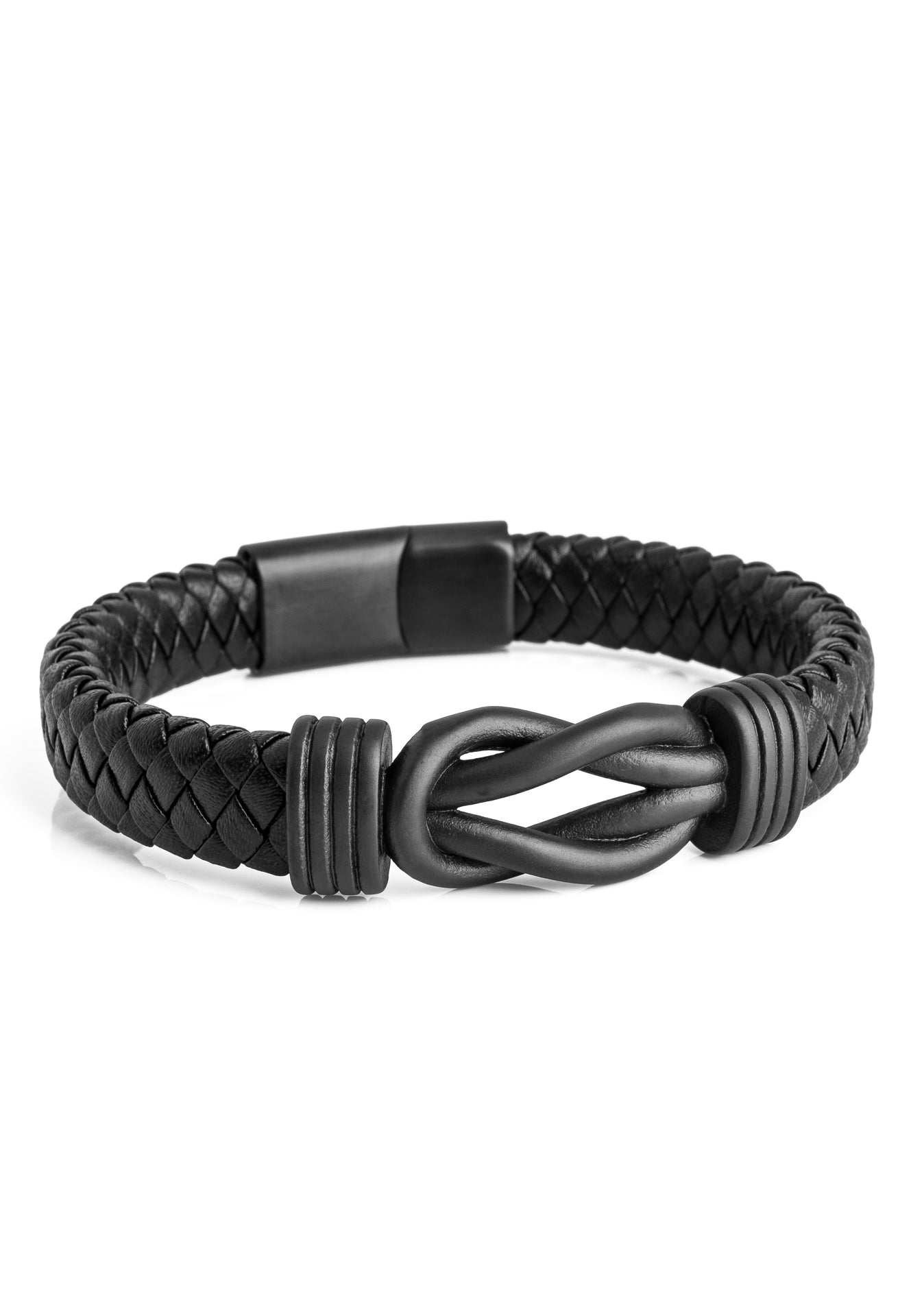 Akitsune-Serpent-Leather-Bracelet-Open