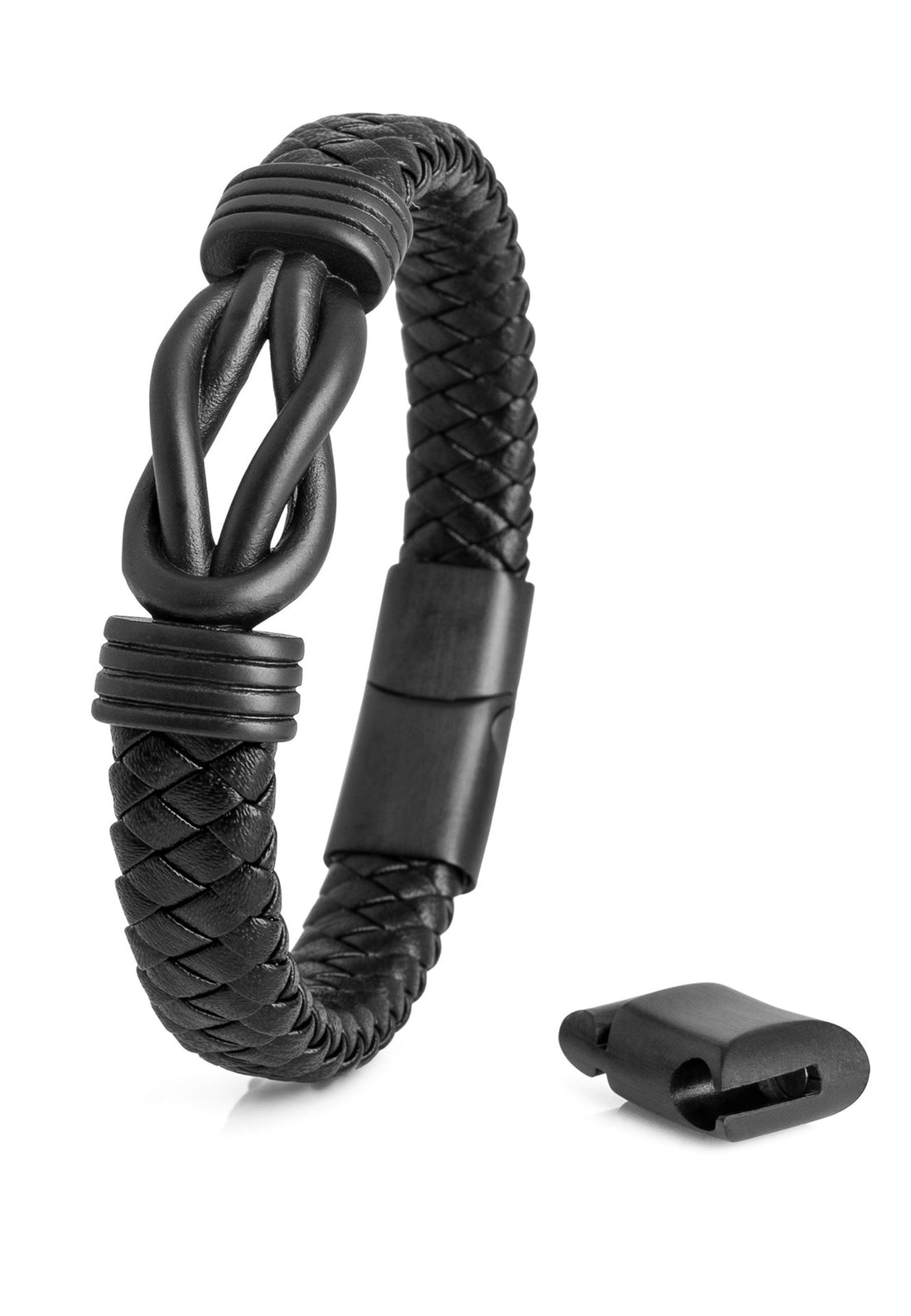 Serpent Lederarmband mit Magnetverschluss