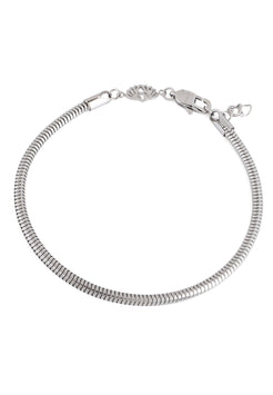 Akitsune-Serpent-Snake-Chain-Link-Bracelet-Silver-3-mm-Full-3
