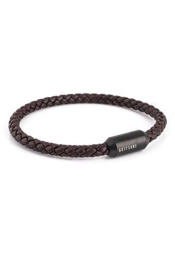 Akitsune-Silva-Leather-Bracelet-Black-Brown