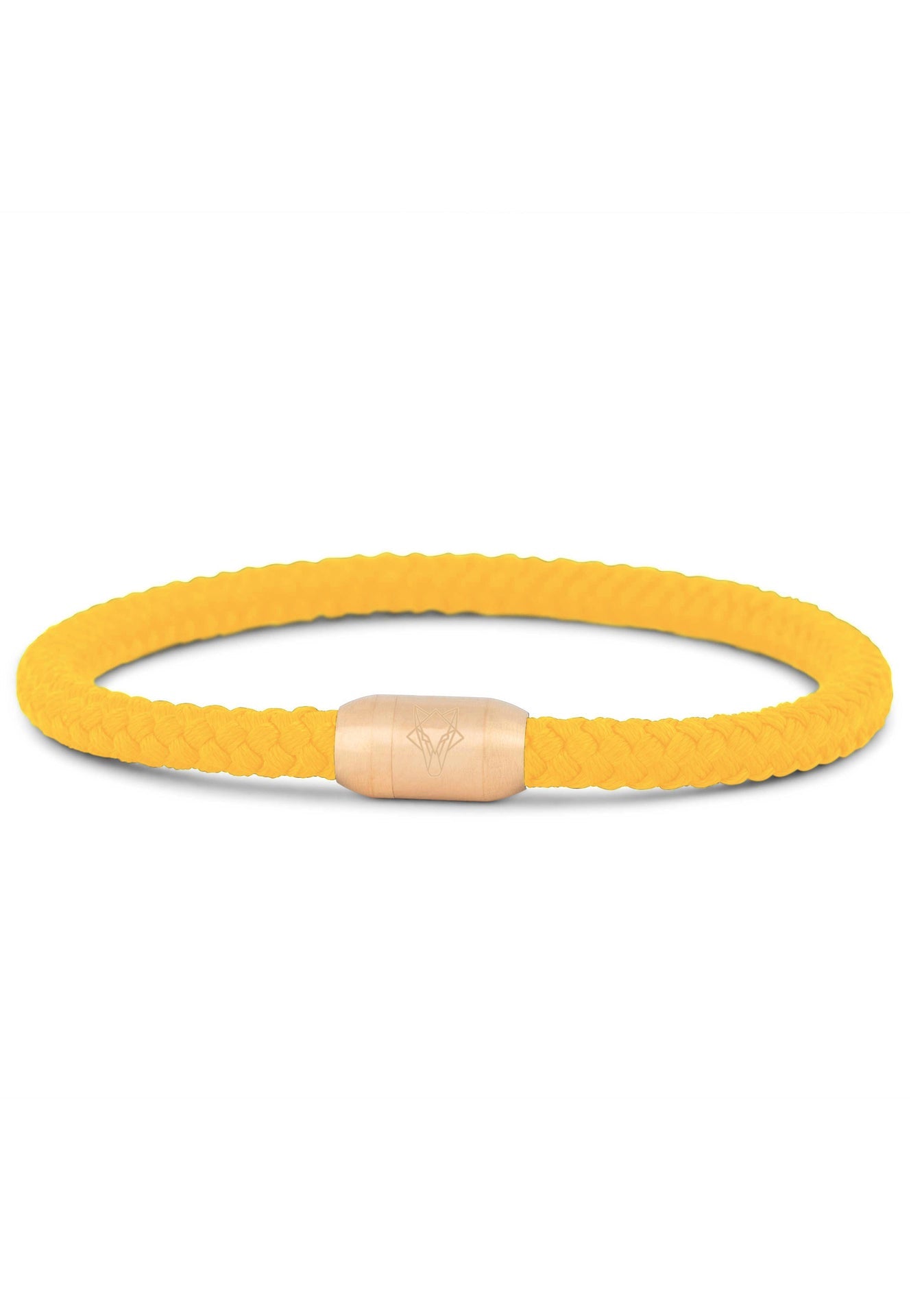 Akitsune-Silva-Nylon-Bracelet-Matte-Gold-Beige-Side-3
