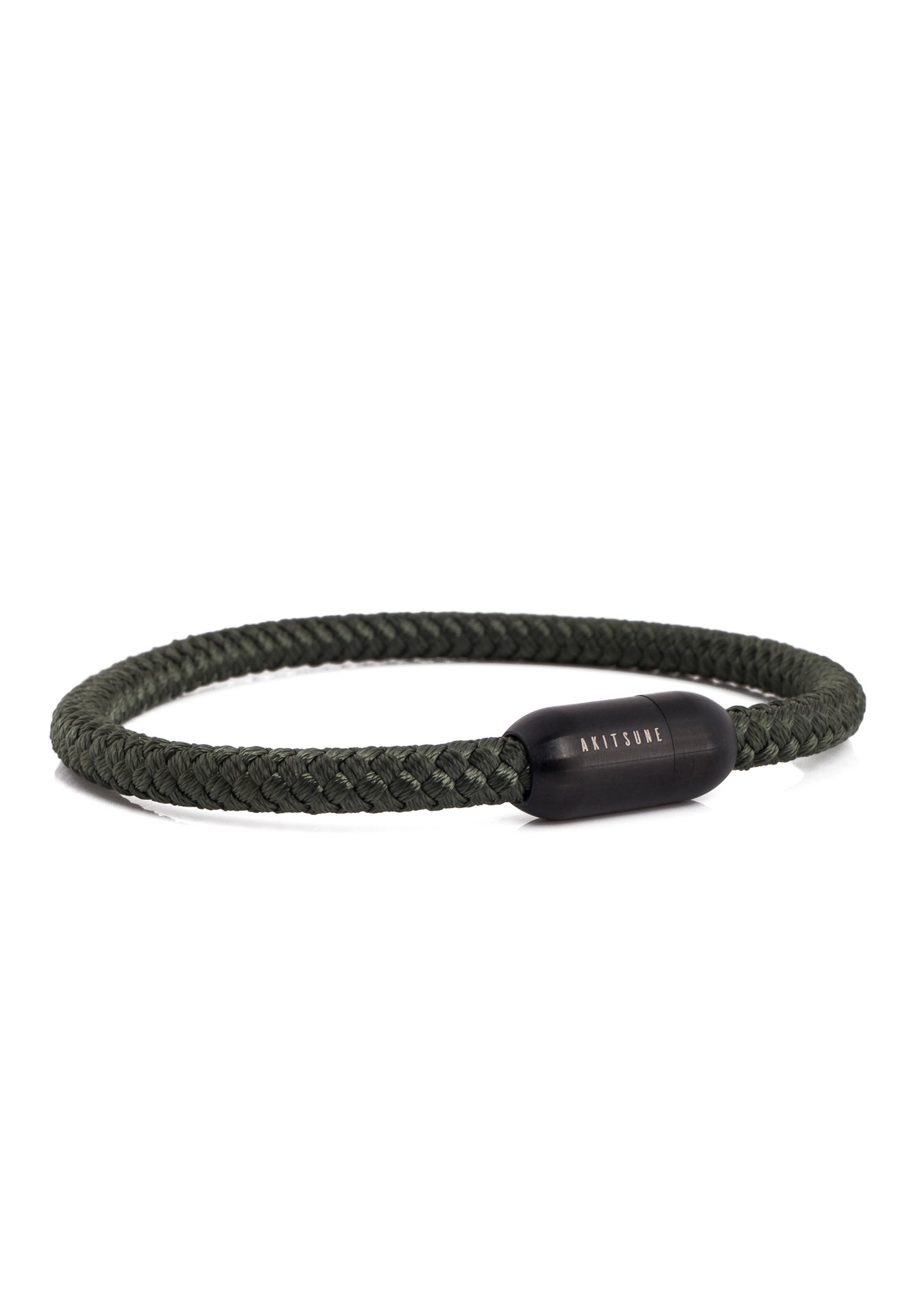 Akitsune-Silvus-Nylon-Bracelet-Matte-Black-Olive-2