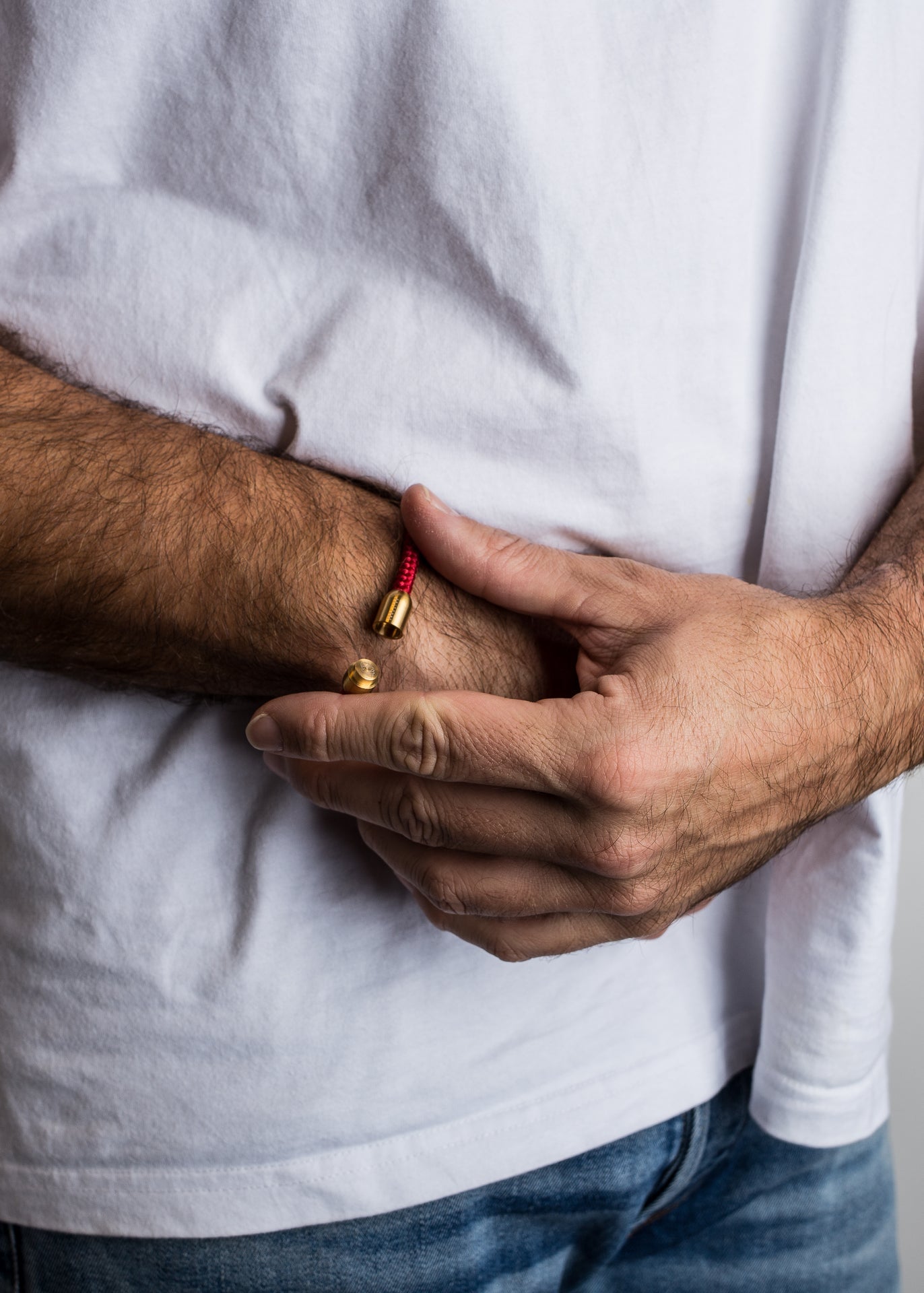 Akitsune-Silvus-Nylon-Bracelet-Matte-Gold-Maroon-7