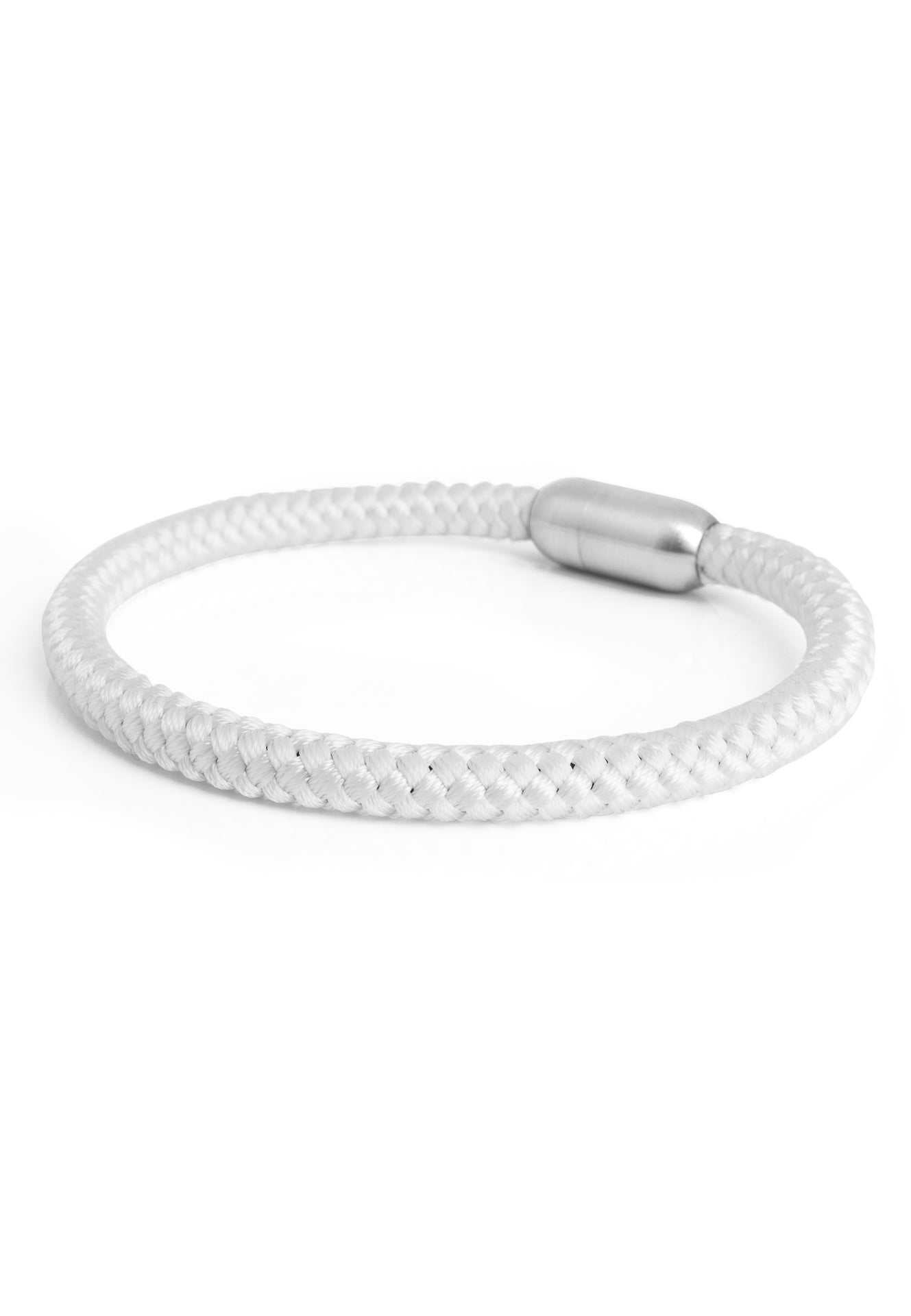 Akitsune-Silvus-Nylon-Bracelet-Matte-Silver-White-4