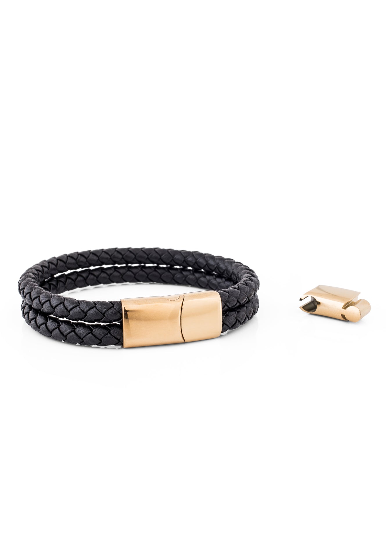 Akitsune-Simplicitas-Bracelet-Matte-Gold-Black-Box