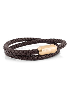 Akitsune-Suprema-Bracelet-Gold-Brown