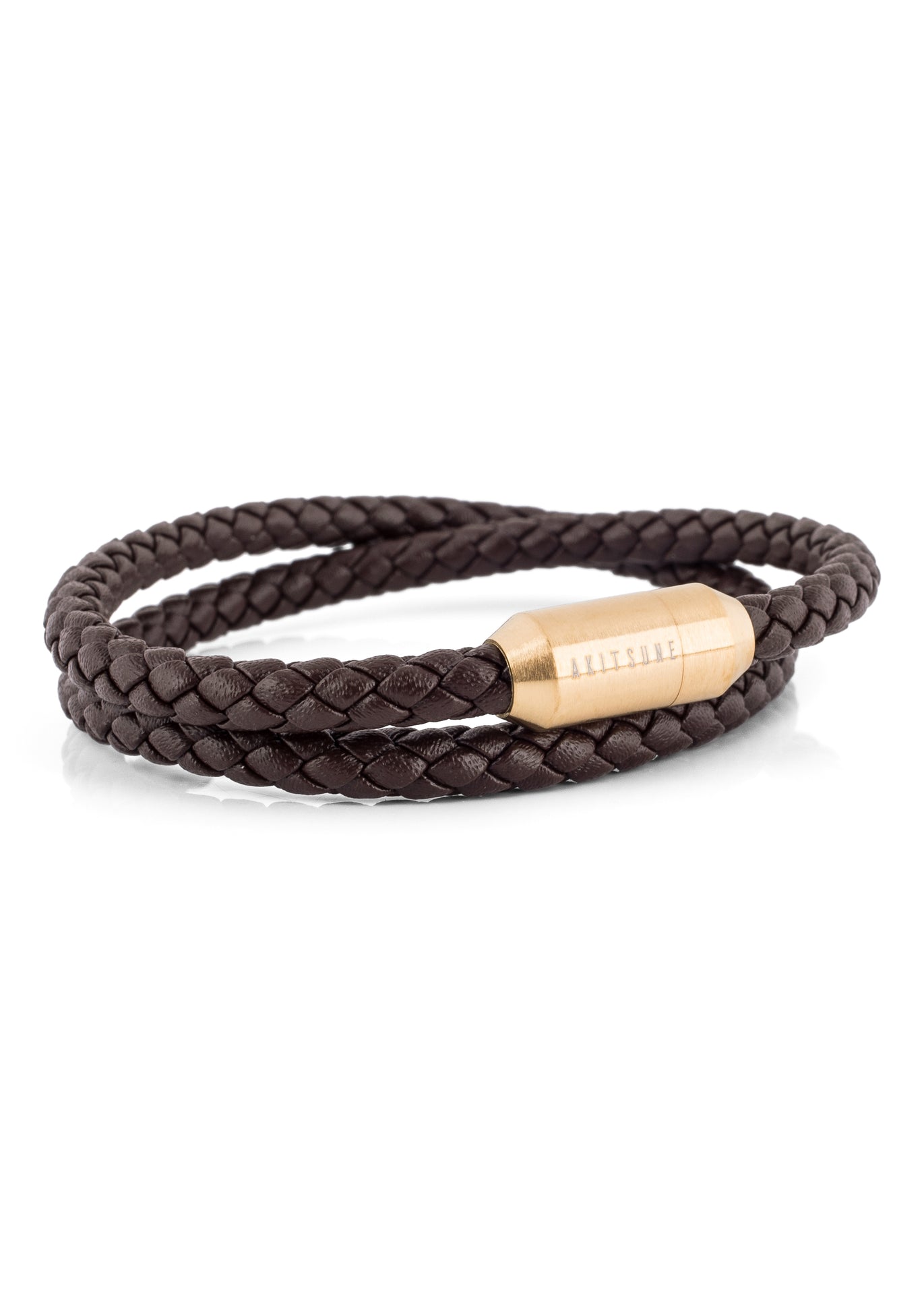 Akitsune-Suprema-Bracelet-Gold-Brown