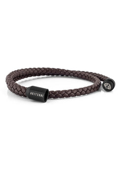 Akitsune-Suprema-Leather-Bracelet-Black-Brown-Open