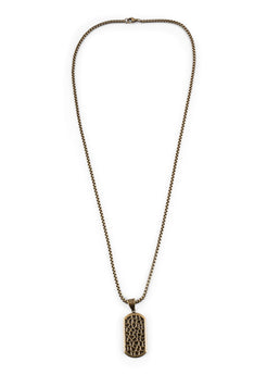 Akitsune-Terra-Pendant-Necklace-Brass-Chain-Earth-Hammered-Full