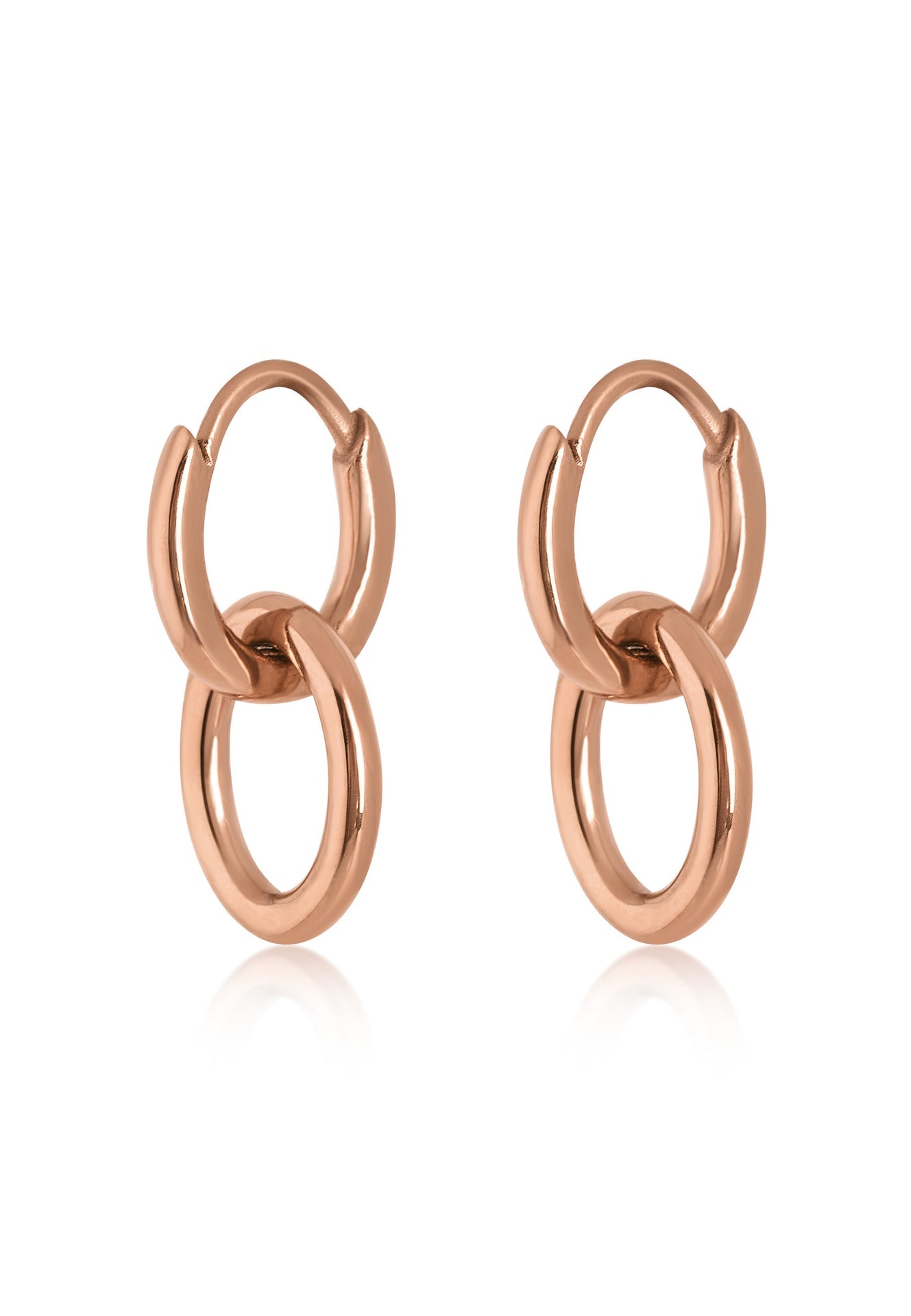 Akitsune-Unity-Earrings-Rose-Gold-Hoop
