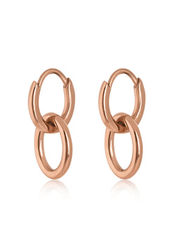 Akitsune-Unity-Earrings-Rose-Gold-Hoop