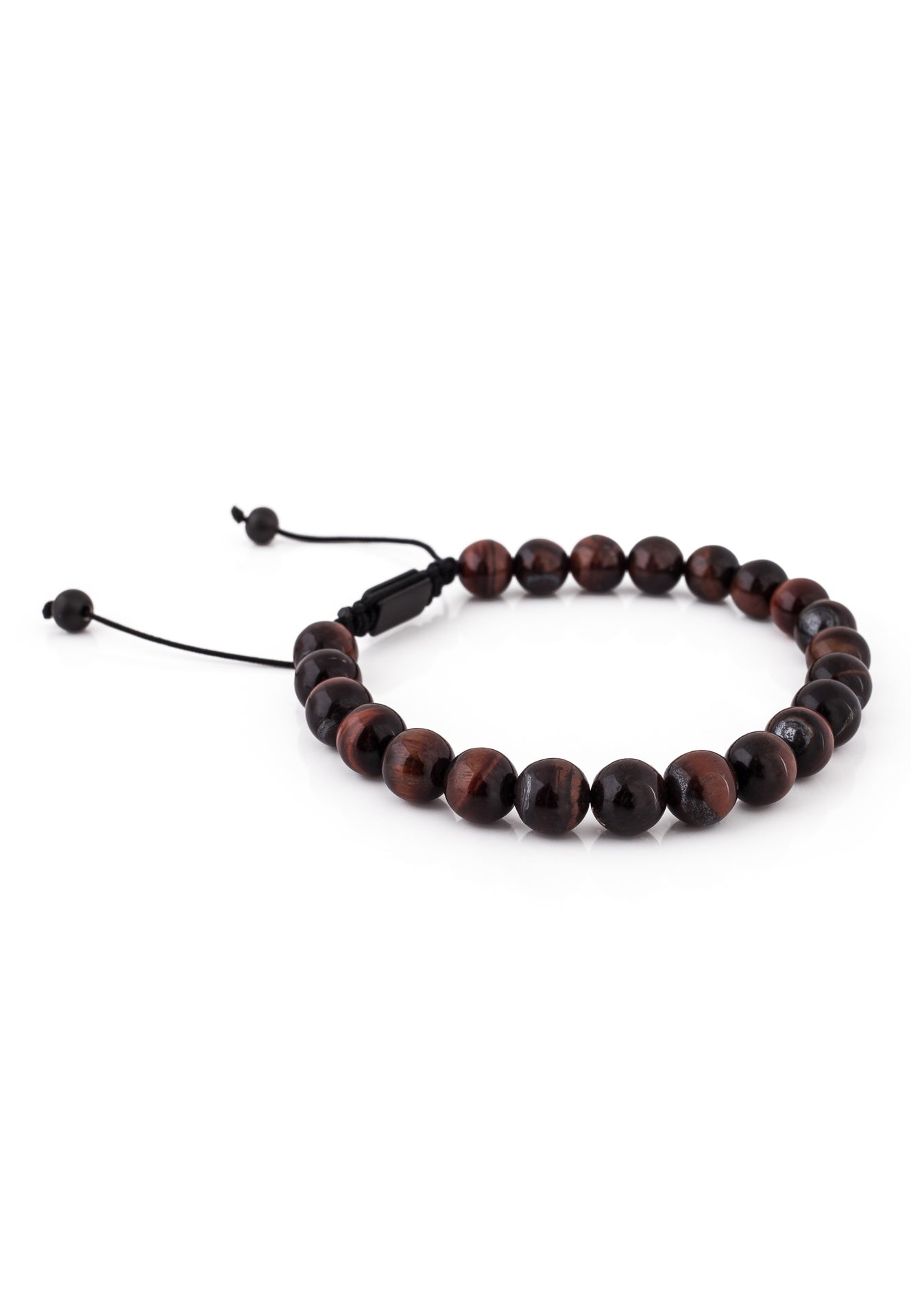 Akitsune-Venatio-Beaded-Bracelet-Black-Tiger-Eye-Red-4