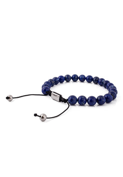 Akitsune-Venatio-Beaded-Bracelet-Silver-Lapis-Blue-3