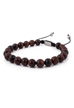 Akitsune-Venatio-Beaded-Bracelet-Silver-Tiger-Eye-Red-5