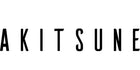 Black 'AKITSUNE' logo on a white background