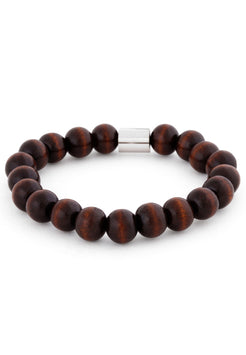 Artem-Wood-Bracelet-Silver-Brown-Back
